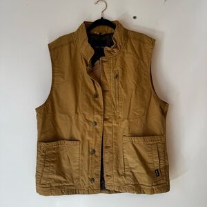 Prana Trembly Vest in Caramel and Brown